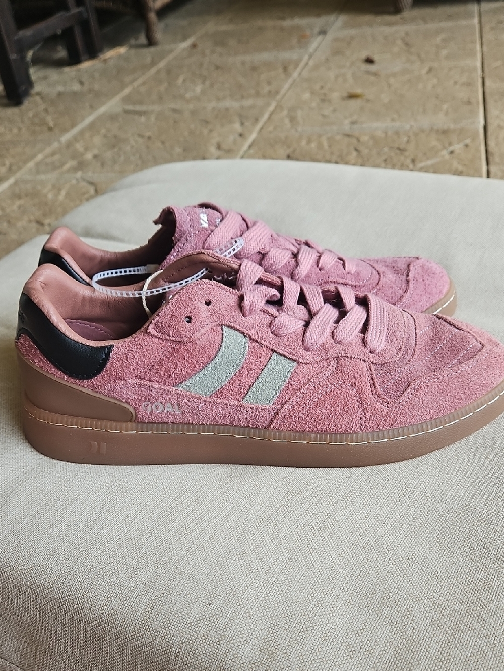 COOLWAY Goal Suede Sneakers Pinkish-Purple Men's 9, EU43